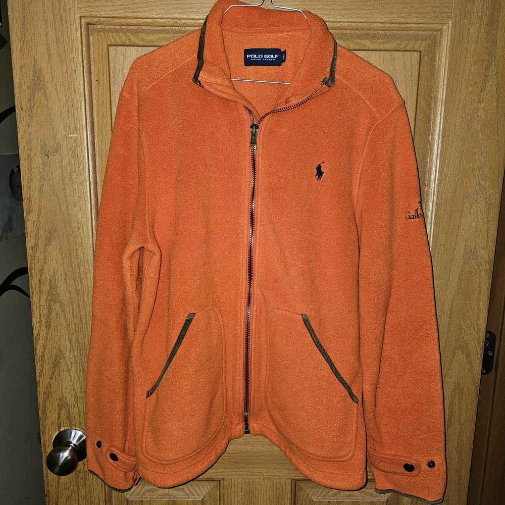 Polo Gear Orange Fleece Jacket